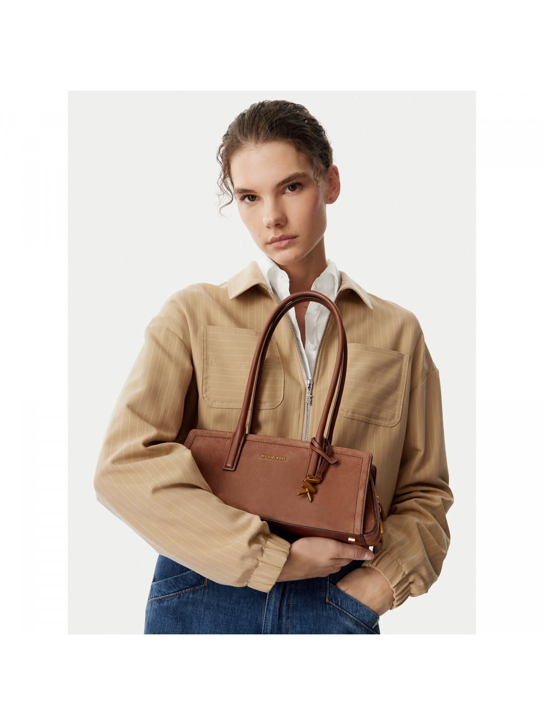 Kabelka MICHAEL Michael Kors 30T6A9IT0S Hnědá